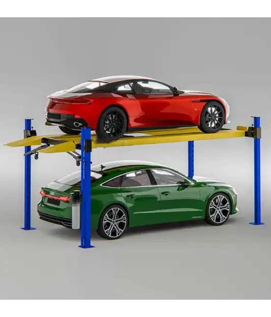 Hydraulic 4-Post Parking Lifts for Garage