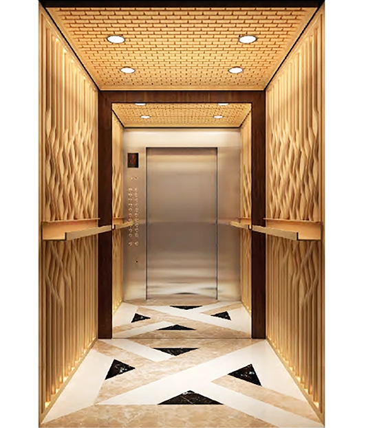 Bamboo Pattern Designed Passenger Elevator.