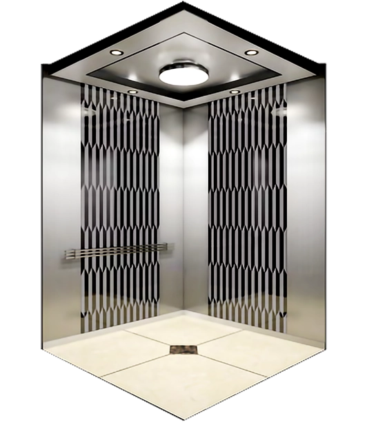 Acrylic Transparent Paneled Passenger Elevator.